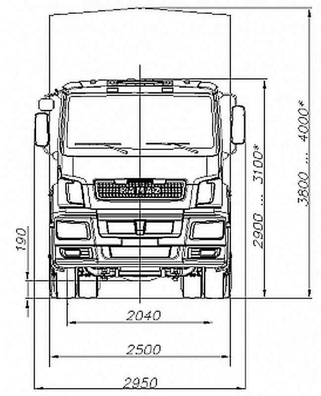 65207-002-87 (S5) Бортовой КАМАЗ